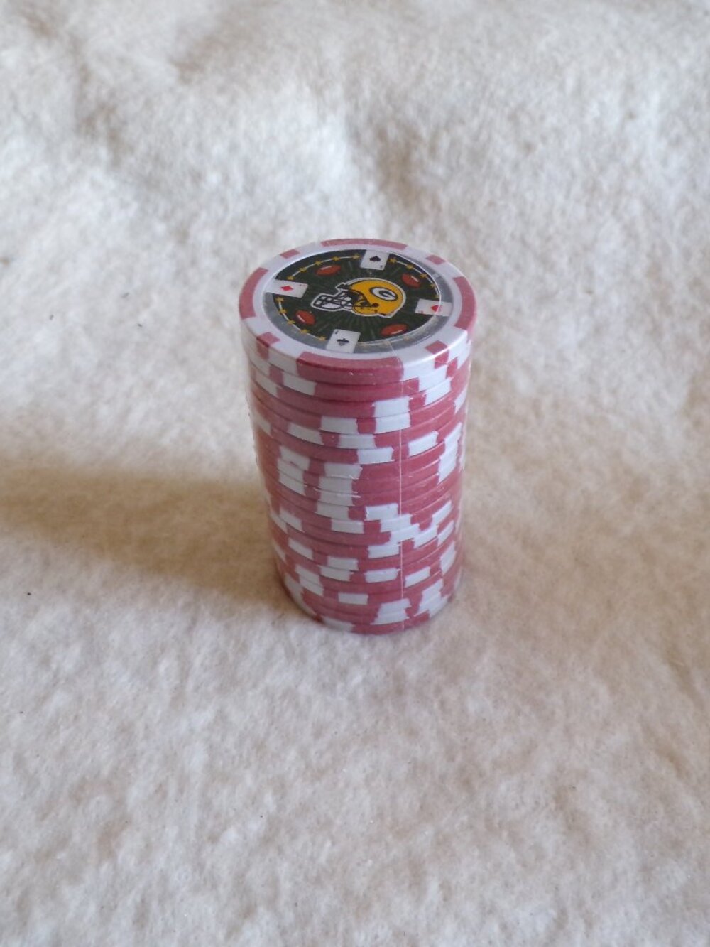20 Greenbay Packers poker chips Football NFL Preseason